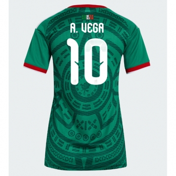 Billige Fotballdrakt Mexico Alexis Vega #10 Replika Hjemmedrakt Dame VM 2026 Kortermet